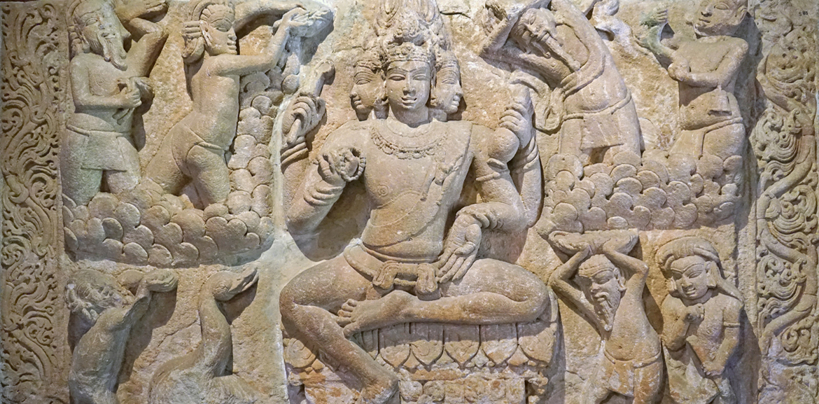Brahma Hindu Deity Sculpture